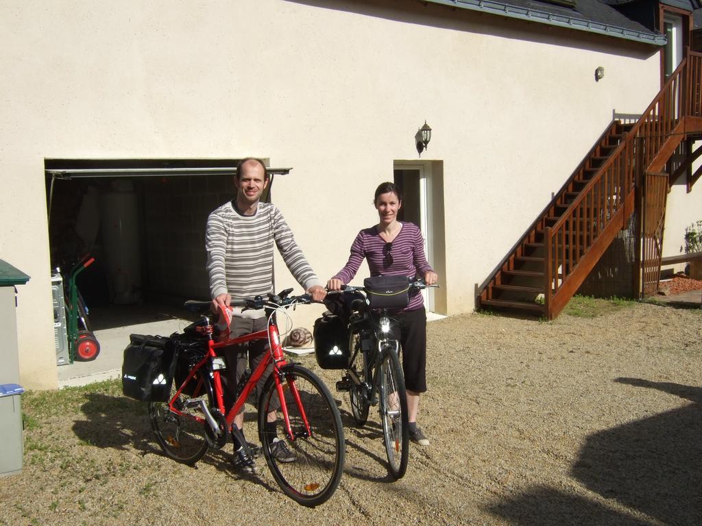 Les Escargots Bed & Breakfast Vauchretien ภายนอก รูปภาพ